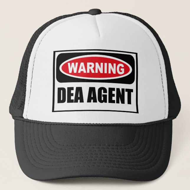 Warning DEA AGENT Hat (Front)
