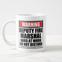 Warning Deputy Fire Marshal Hard At Work