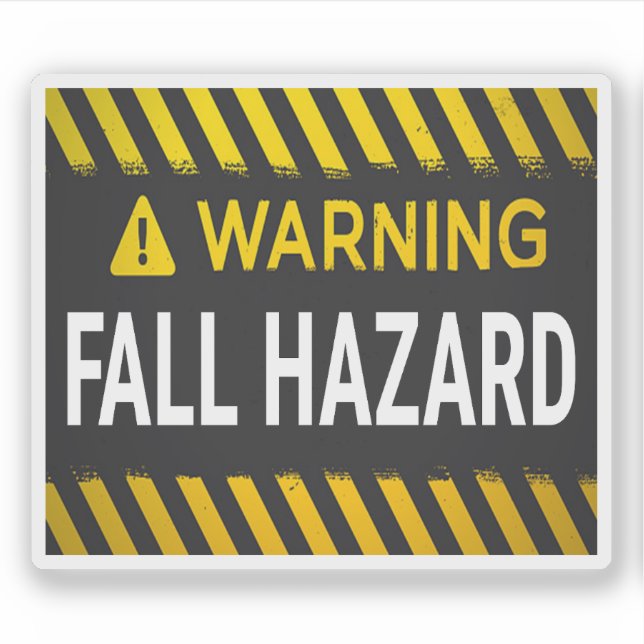 Warning Fall Hazard (Front)