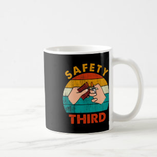 Warning Fireworks Firecrackers Safety Third 4th Of Coffee Mug