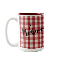 Warning: Genius at Work Two-Tone Coffee Mug