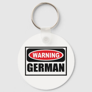 Warning GERMAN Key Chain
