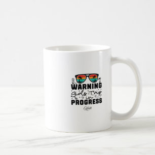 Warning Girls Trip In Progress Vacation Haiti Coffee Mug