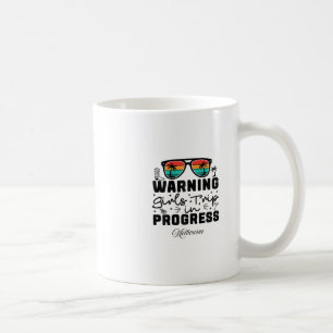 Warning Girls Trip In Progress Vacation Melbourne Coffee Mug