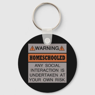 Warning! Homeschooled! Key Ring