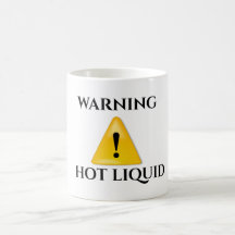 Warning hot liquid 
