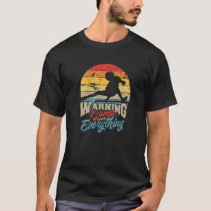 Warning I Jump Over Everything - Backflip Ninja T-Shirt