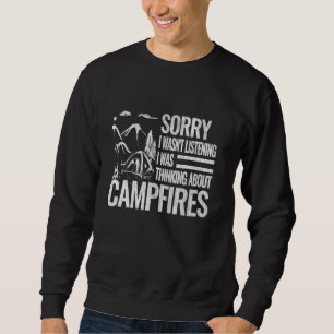 Warning I may vintage Campfires scouting scout cam Sweatshirt