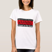 Warning label for introverts out in the wild
