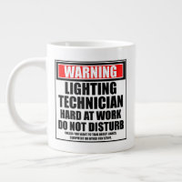 Warning Lighting Technician Hard At Work