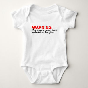Warning: May burst Baby Bodysuit