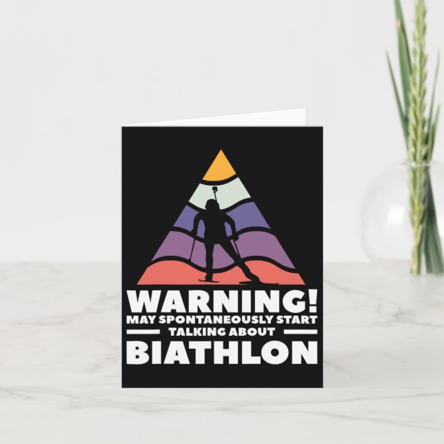 Warning May Spontaneously Start Talking About Biat Card (Front)