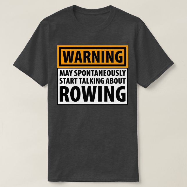 Warning May Spontaneously Start Talking About Rowi T-Shirt (Design Front)