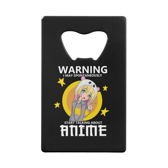 warning may start talking about anime (Front)