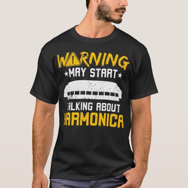 Warning May Start Talking About T-Shirt (Front)