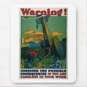 Warning! Mouse Pad