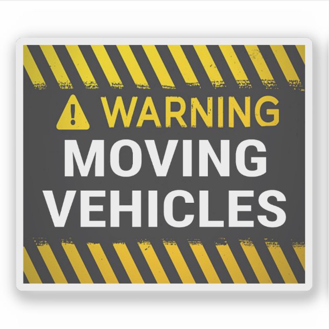 Warning Moving Vehicles (Front)