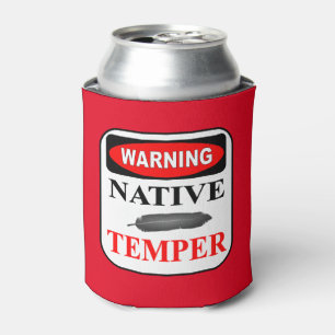 WARNING NATIVE TEMPER CAN COOLER