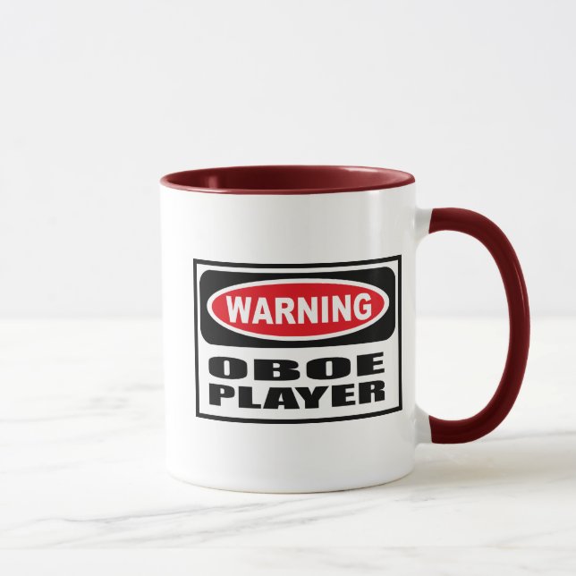Warning OBOE PLAYER Mug (Right)