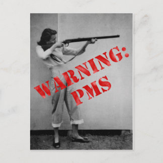 Warning: PMS Postcard