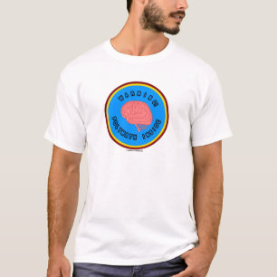 Warning! Polymath Inside (Brain Anatomy Logo) T-Shirt