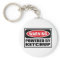 Warning POWERED BY KETCHUP Key Chain