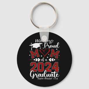 Warning Proud Mum Of A Graduate Tears Ahead Key Ring