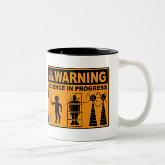 Warning! Science in Progress©: Frankenstein Mug