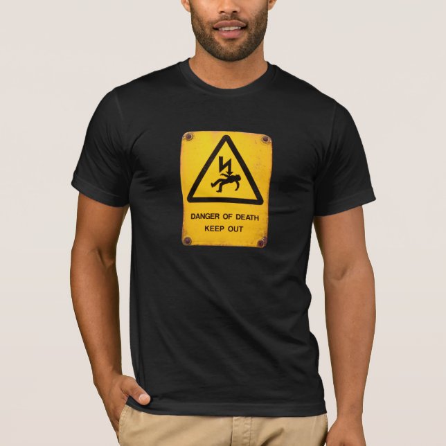 Warning Sign 001 T-Shirt (Front)