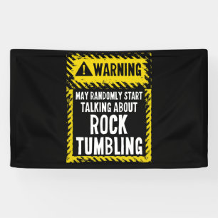 Warning Sign Rock Tumbling Shirt Gem Lapidary