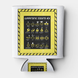 Warning signs 101 can cooler