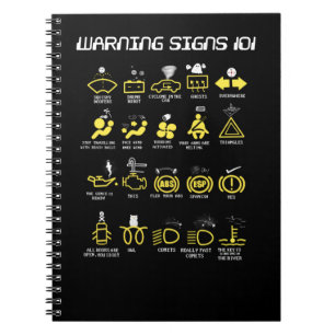 Warning signs 101 notebook
