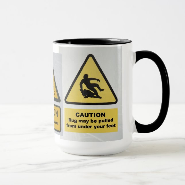 Warning signs mug (Right)