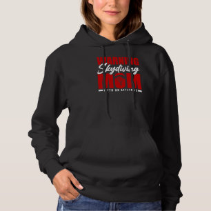 Warning Skydiving Mum With An Attitude Skydiver Di Hoodie