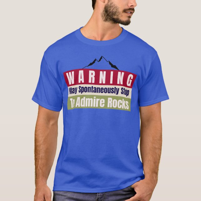 Warning Spontaneous Rock Admiration family T-Shirt (Front)