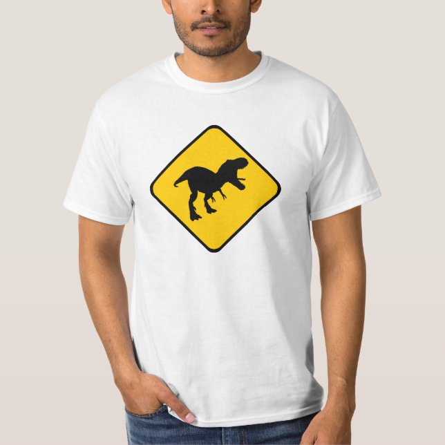 Warning T-Rex T-Shirt (Front)