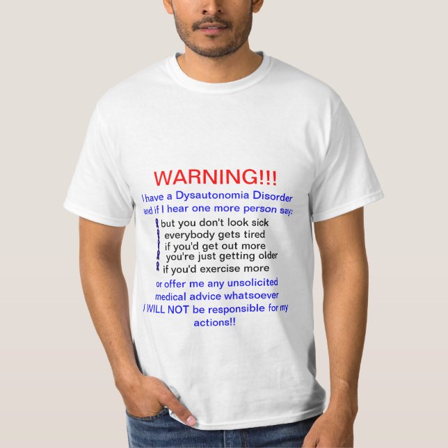Warning T-Shirt (Front)