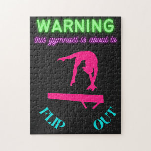 Warning This Gymnast Is About To Flip Out Jigsaw Puzzle
