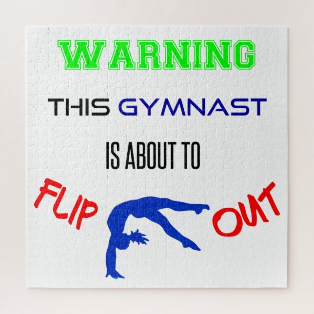 Warning This Gymnast Is About To Flip Out Puzzle (Vertical)