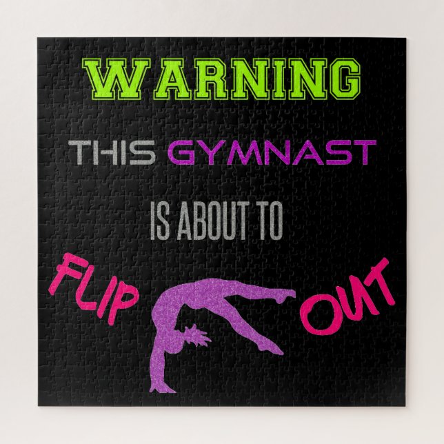Warning This Gymnast Is About To Flip Out Puzzle (Vertical)