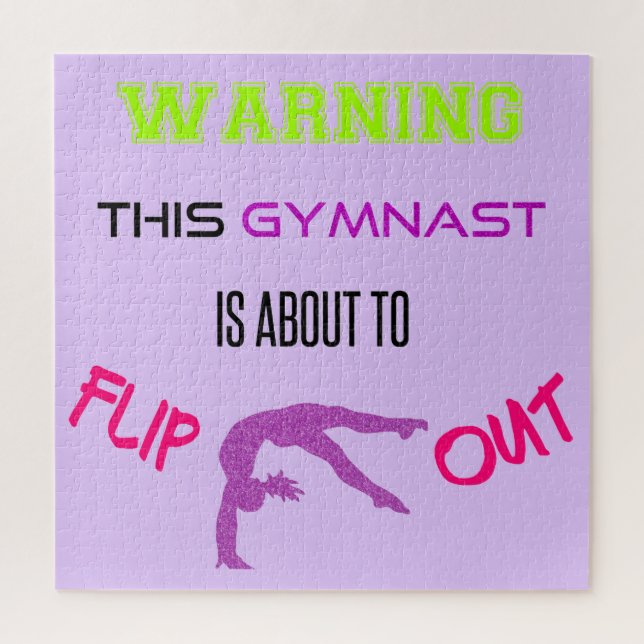 Warning This Gymnast Is About To Flip Out Puzzle (Vertical)