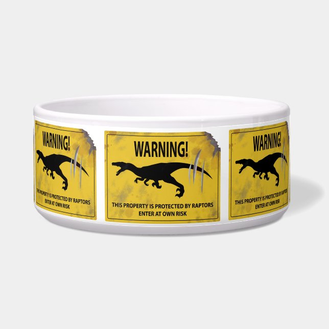 Warning! This Property is Protected by Raptors (Front)