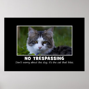 Warning to All Trespassers and Solicitors [XL] Poster