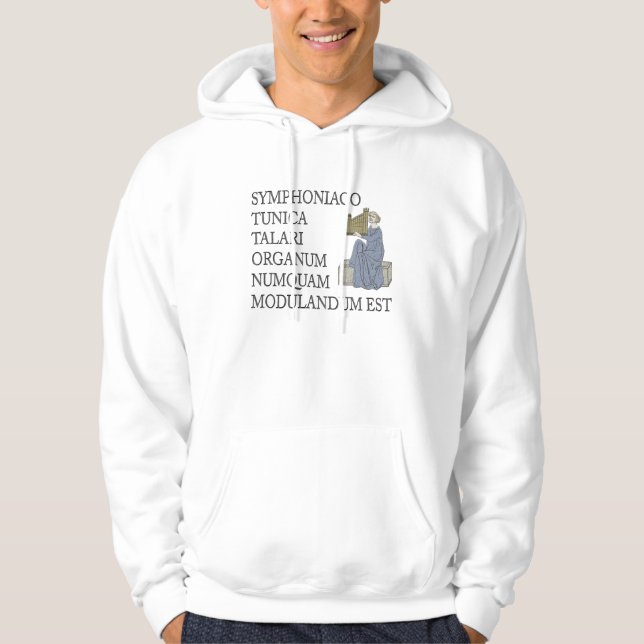 Warning to organists hoodie (Front)