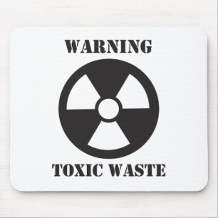 Warning - Toxic Waste Mouse Pad
