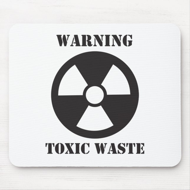 Warning - Toxic Waste Mouse Pad (Front)