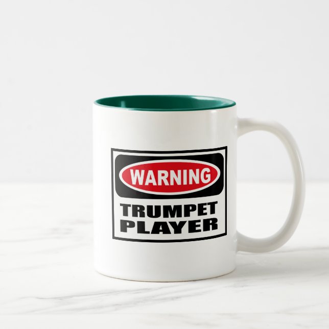 Warning TRUMPET PLAYER Mug (Right)
