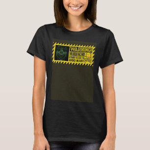 Warning VR User Hazard Virtual Reality Gaming Vide T-Shirt