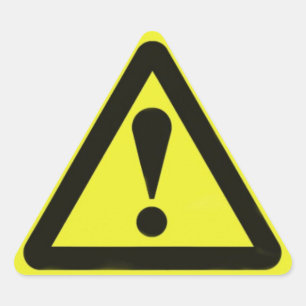 Warning, warning Sticker