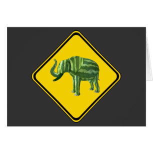 Warning: Watermelon Elephant Crossing!